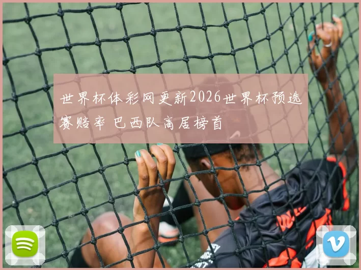 世界杯体彩网更新2026世界杯预选赛赔率 巴西队高居榜首