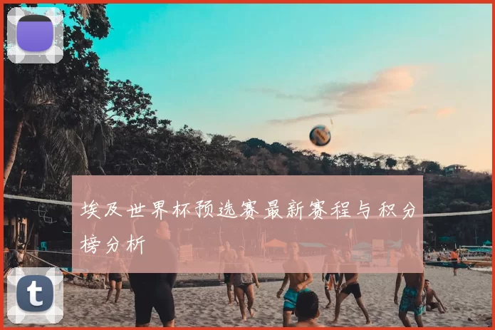 埃及世界杯预选赛最新赛程与积分榜分析